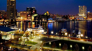 baltimore at night