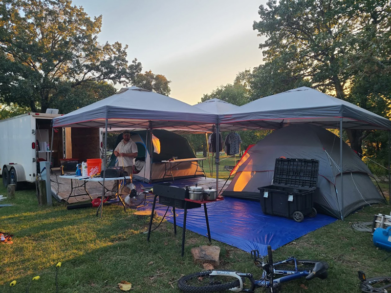 tent camping